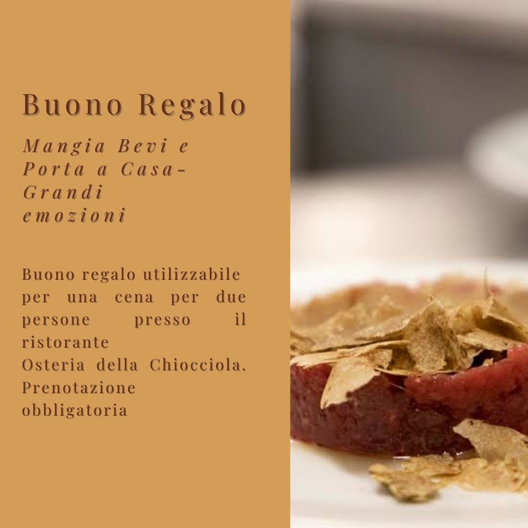 Voucher Mangia, Bevi e Porta a Casa – Grandi Emozioni