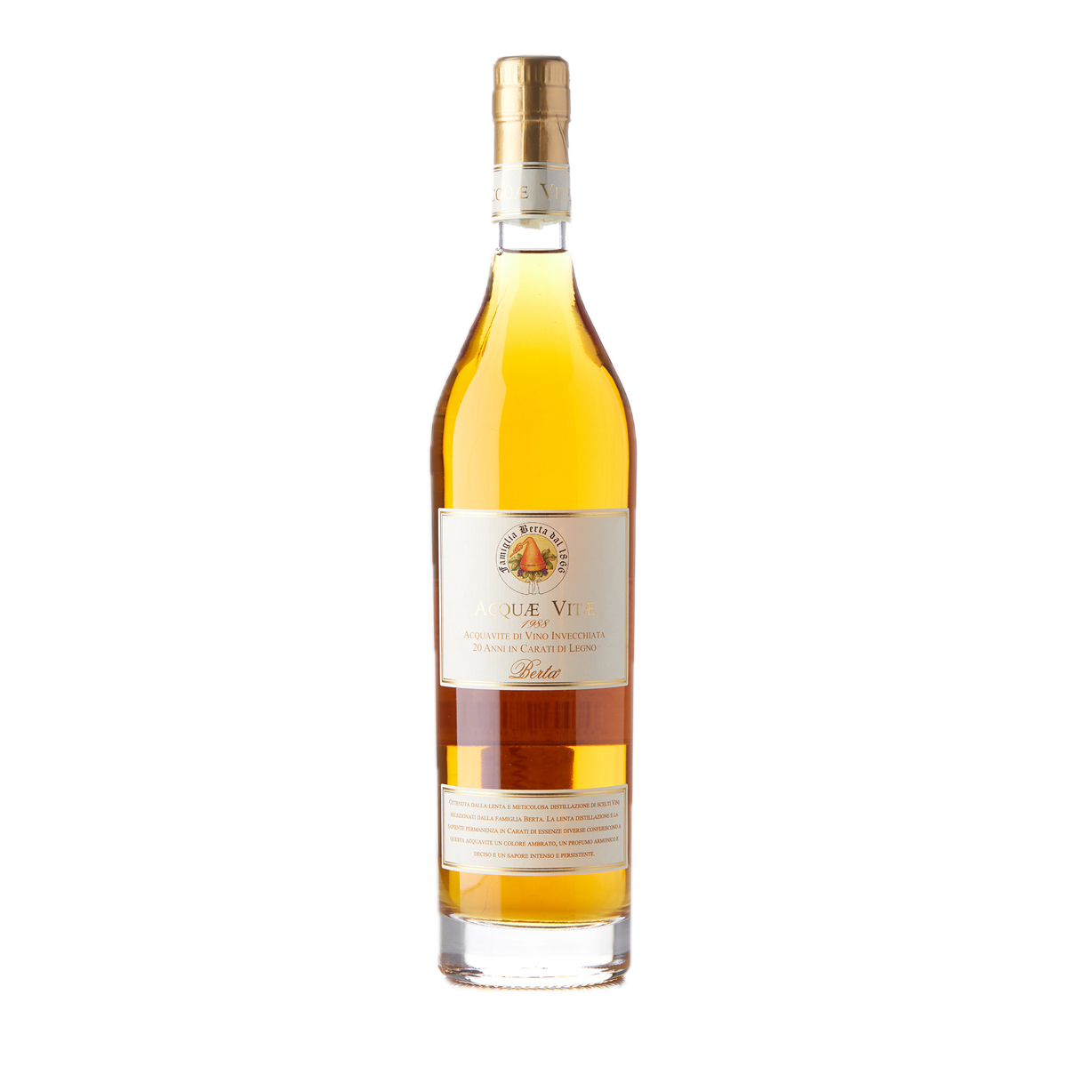 Acquavite di Vinaccia Berta 1988 – Grappa Riserva