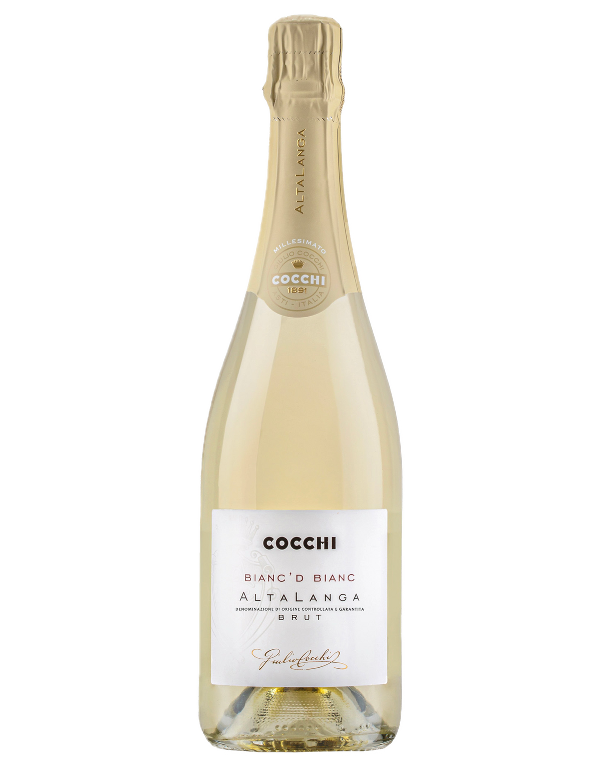 Alta Langa Brut Blanc de Blancs DOCG Cocchi -2019